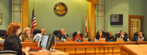 COUNTY COMMISSIONERS and staff at the Dec. 8 meeting. A lively special county commission meeting on Dec. 8 was devoted to those who are among Walton County's "unsung heroes," citizens who volunteer their time, effort and expertise to serve on the county's boards and committees. The BCC took up membership on the 11 boards and committees in one fell swoop.