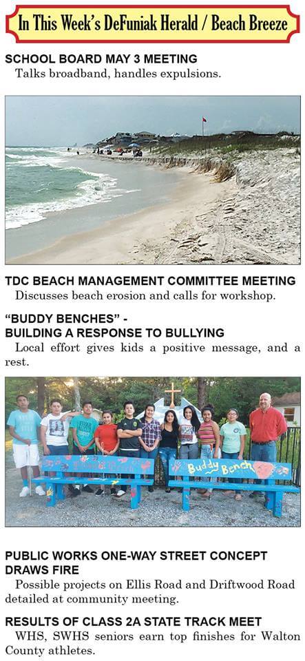 In this week's Herald/Breeze