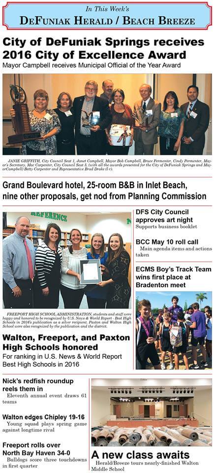 DeFuniak Herald Beach Breeze this week