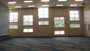 THE MUSIC ROOM HAS its own special touches, such as the window design modeled after a musical scale.
