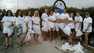 Members of the Freeport High School Key Club participated in the Ocean Conservancy International Coastal Cleanup on Saturday, September 17th. 