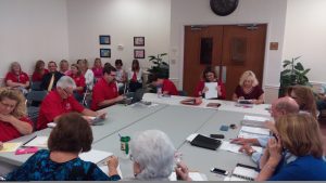 REPRESENTATIVES FROM THE WALTON COUNTY Education Association and representatives for the Walton County School District entered into round five of ongoing negotiations the evening of Aug. 25, 2016.
